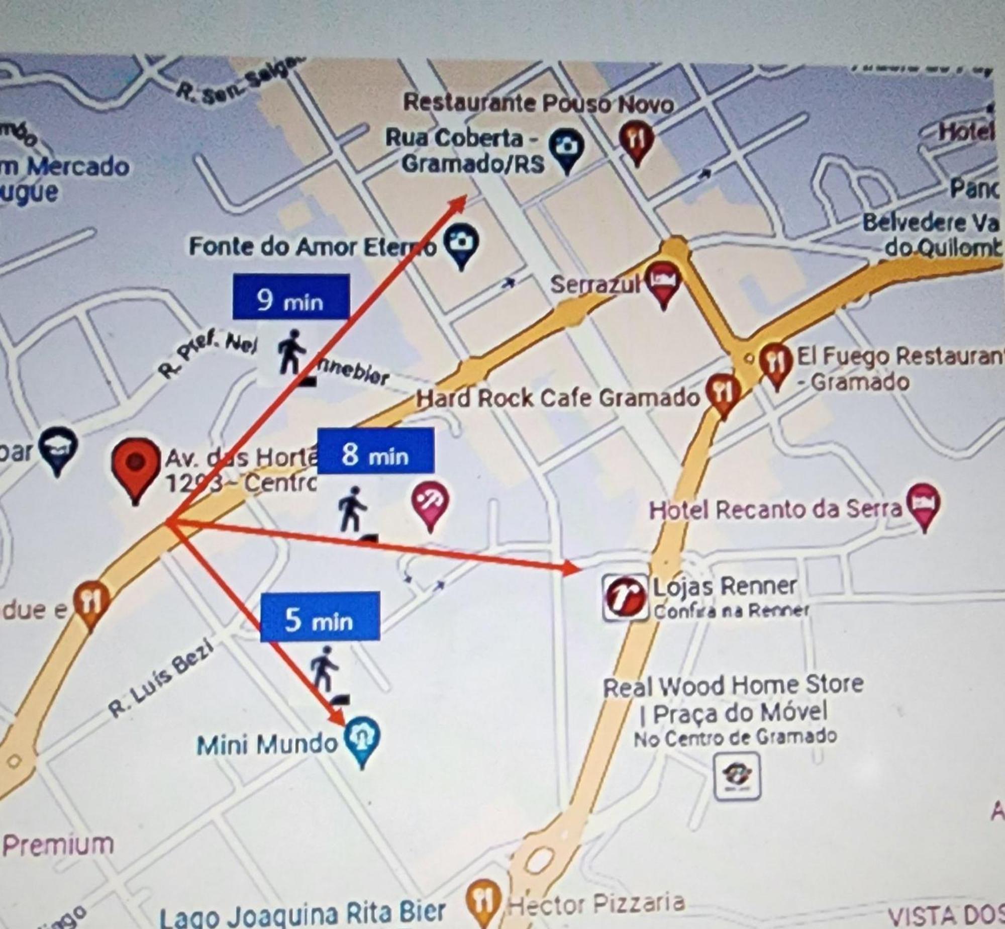 Maravilhoso Apartamento No Centro De Gramado Exteriör bild